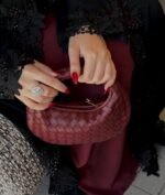Saamer mini bloom-Burgundy